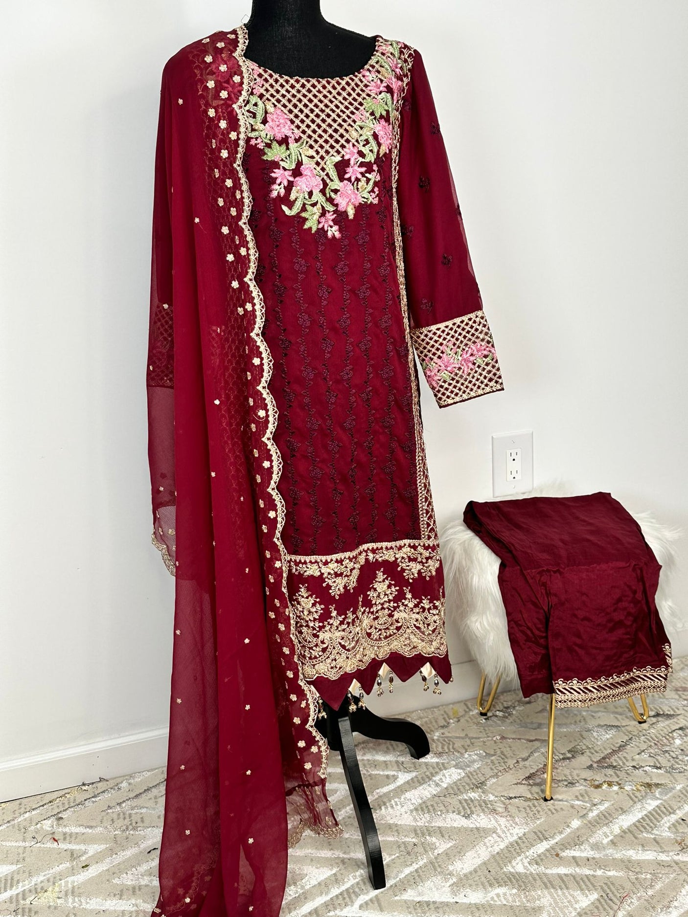 Pakistani Embroidered Party wear Ready To Ship