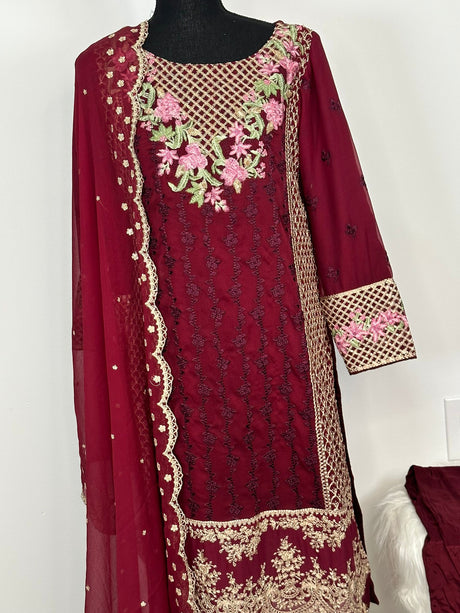 Pakistani Embroidered Party wear Ready To Ship