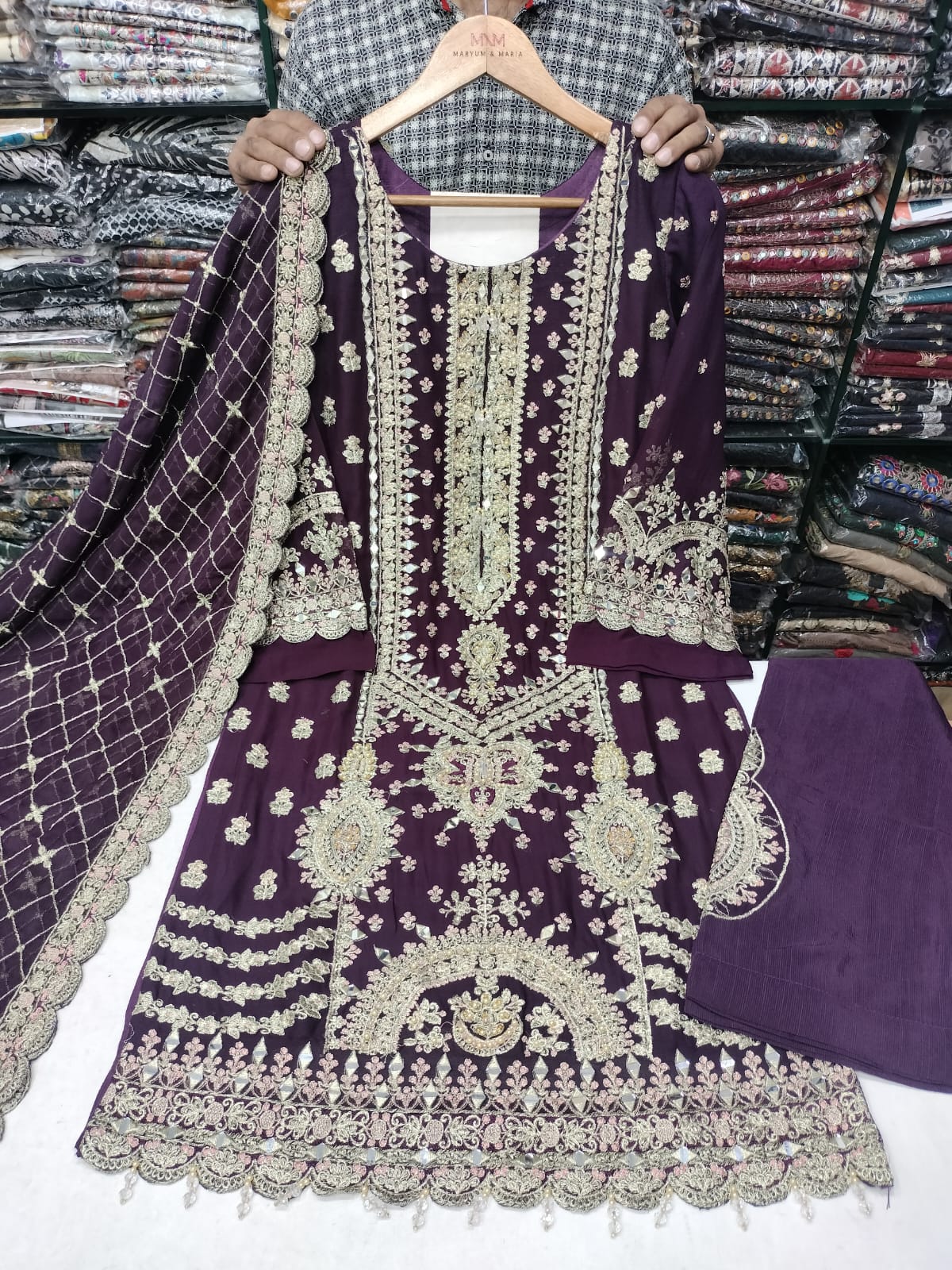 Pakistani Embroidered Party wear Ready To Ship