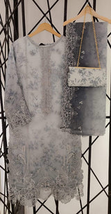 Jahira Stitched Organza Collection BY Tawakkal