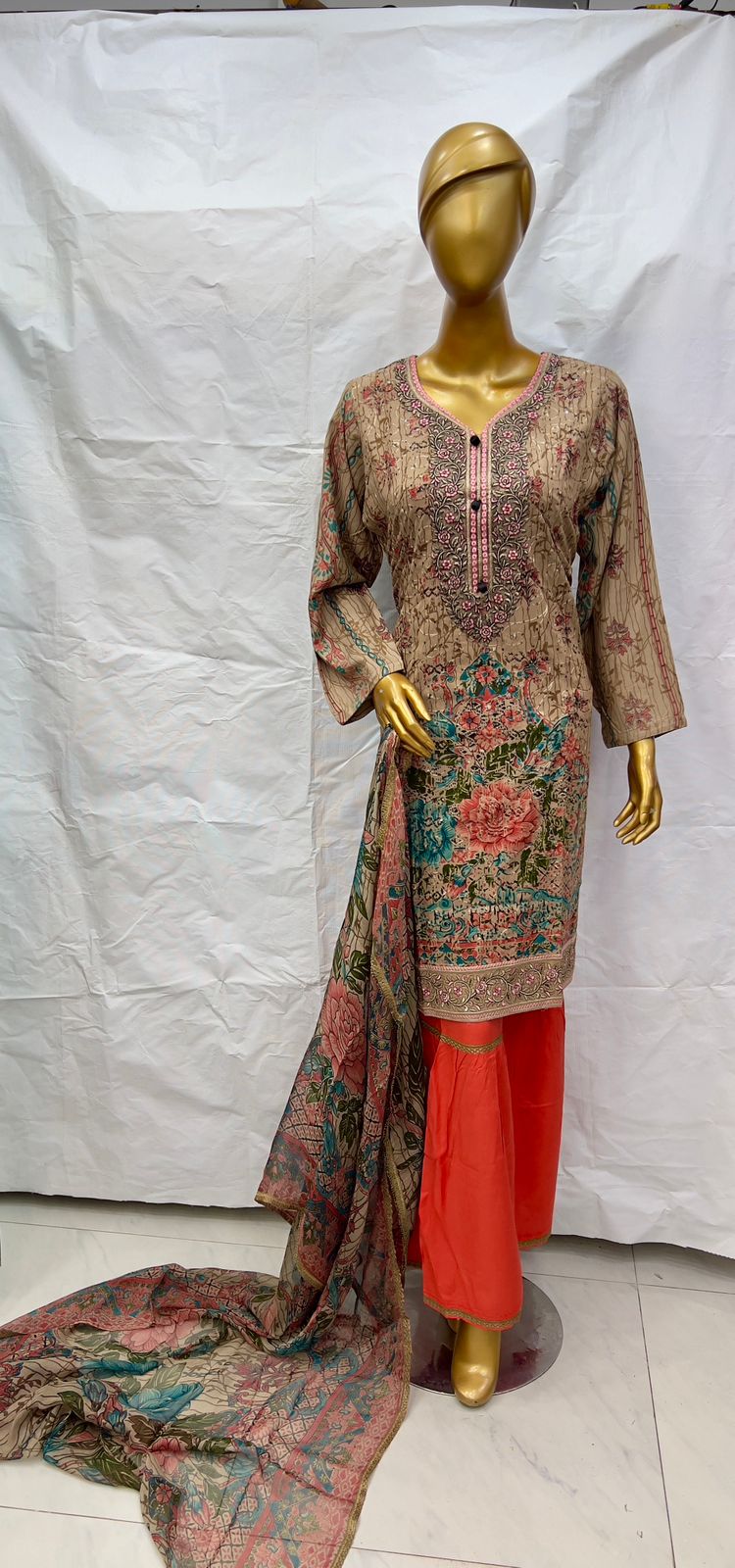 Luxury Embroidered Lawn Ready To Ship