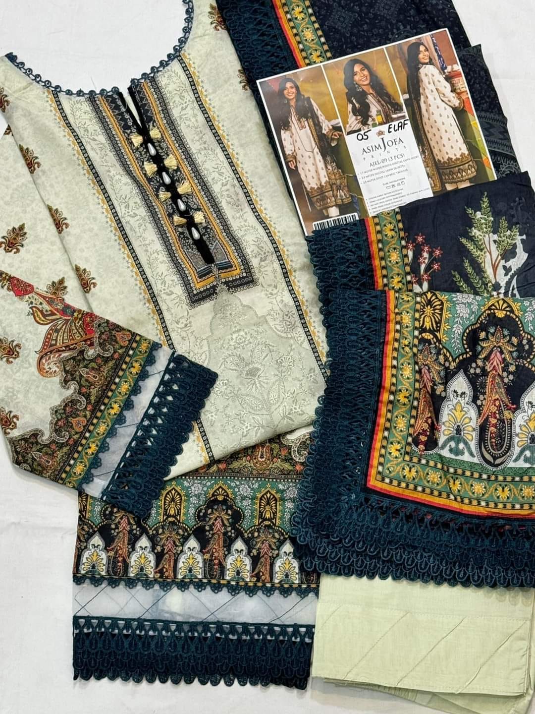 Zima Stitched Luxury Linen By Baad e Saba Lawn Collection
