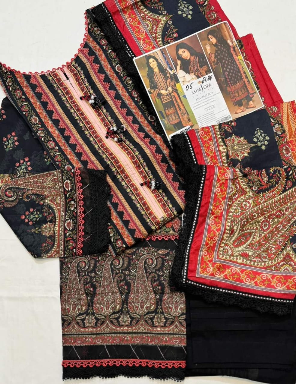Zima Stitched Luxury Linen By Baad e Saba Lawn Collection