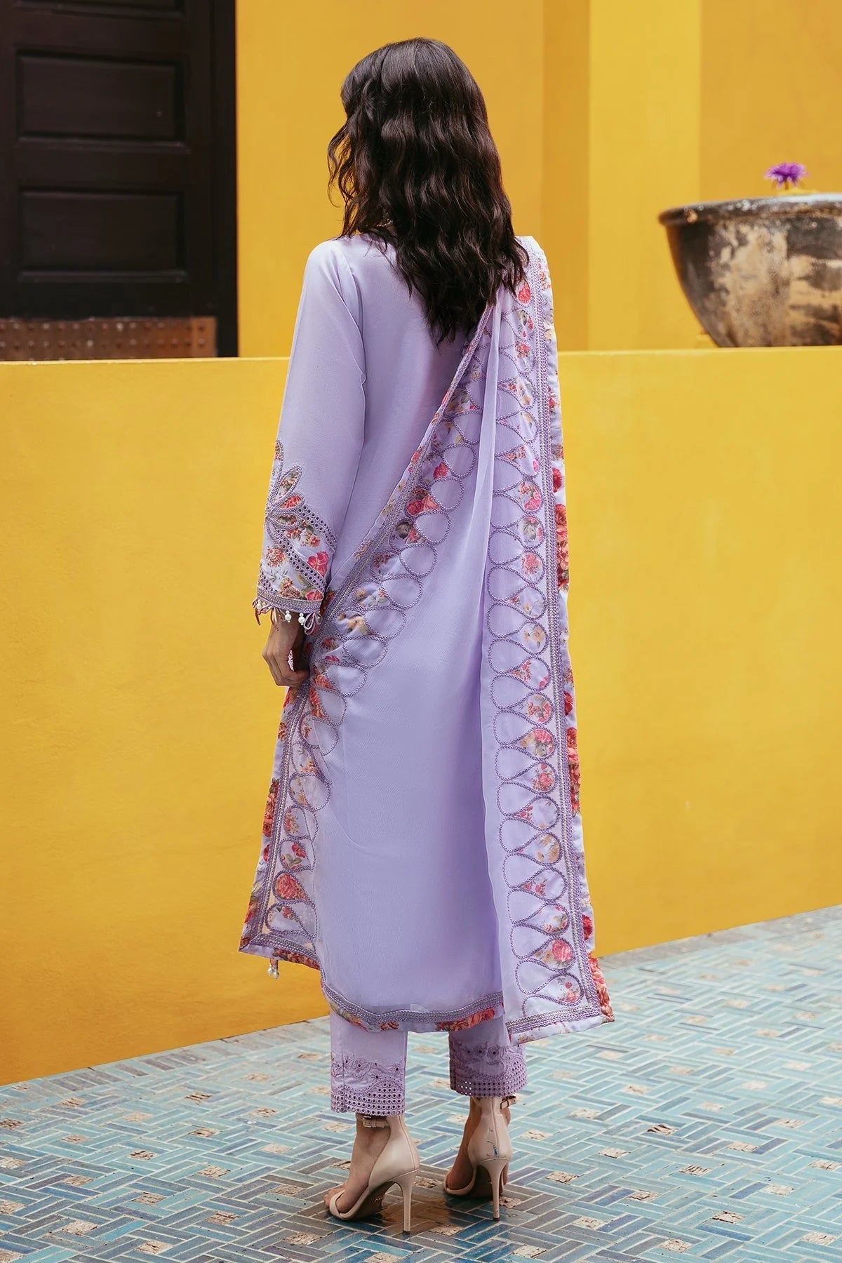 Charizma Embroidered Lawn Suit