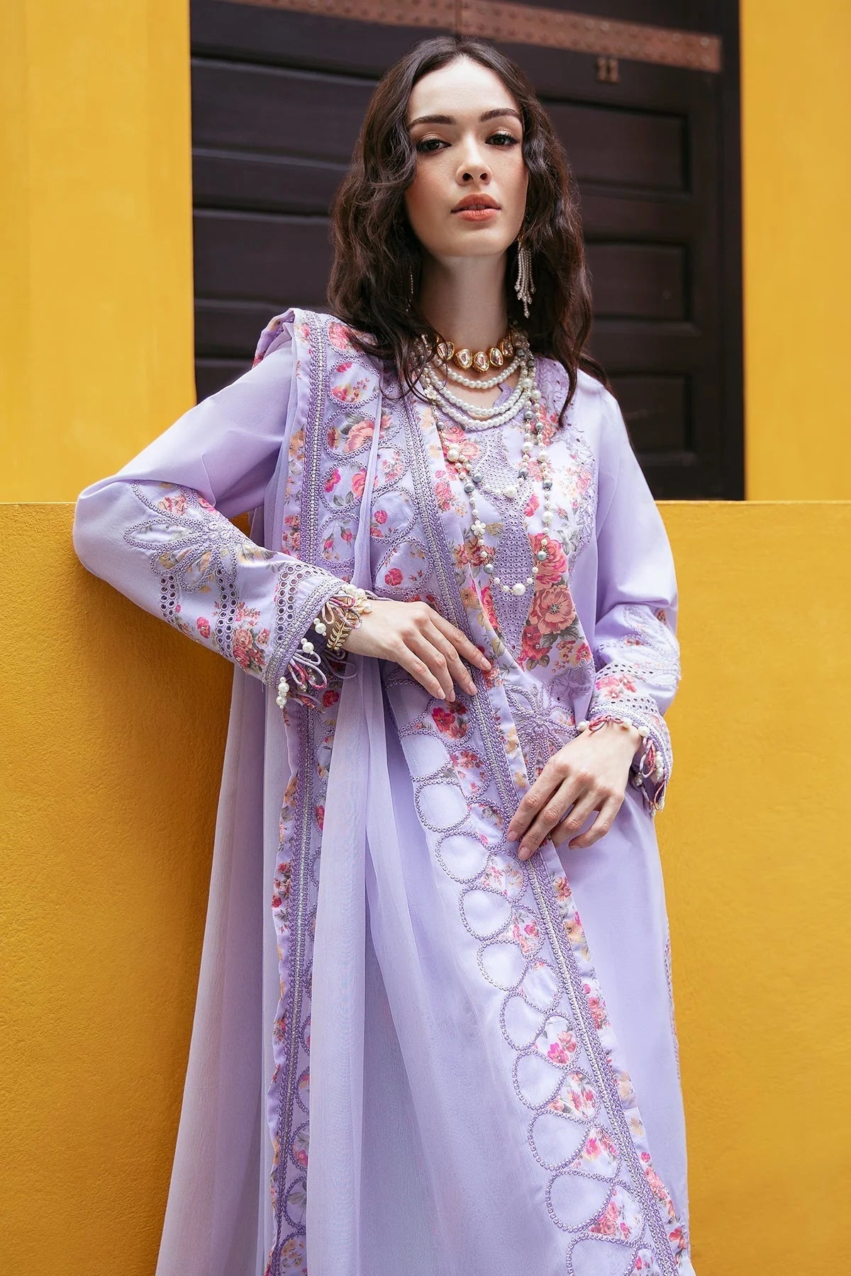 Charizma Embroidered Lawn Suit