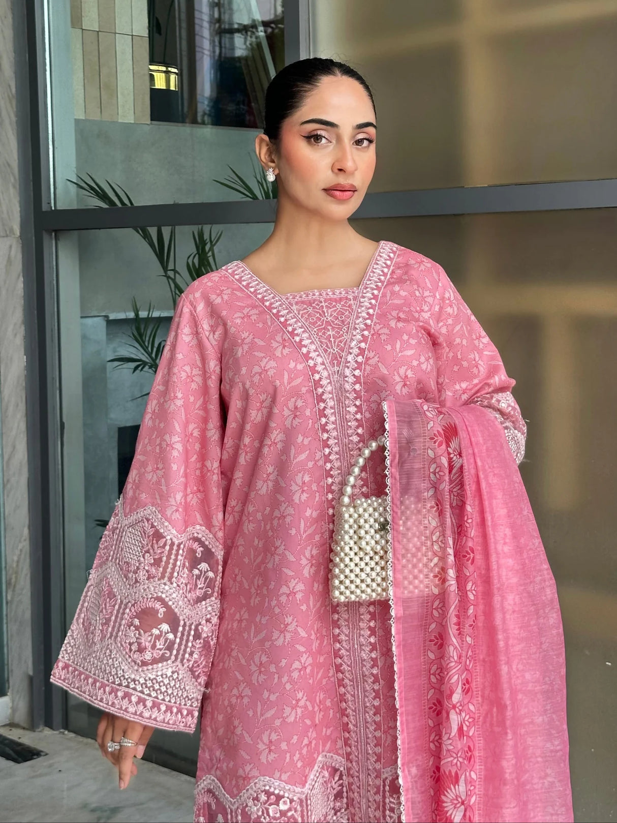Mohagni Luxury  Embroidered Lawn