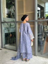 Mohagni Luxury  Embroidered Lawn