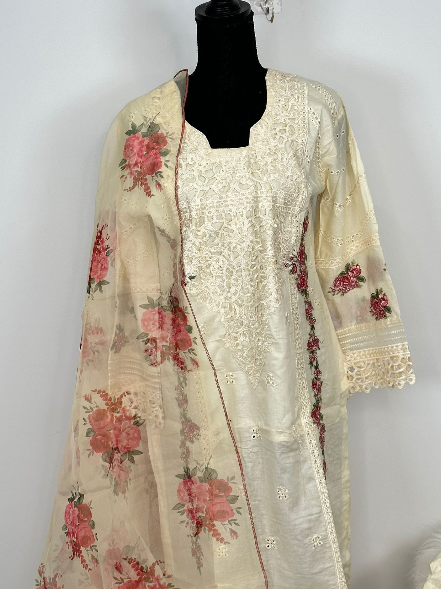 Pakistani Embroidered Luxury  Lawn ready to ship