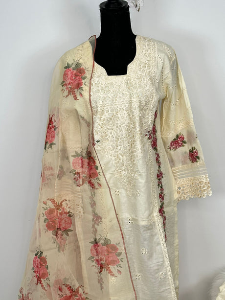 Pakistani Embroidered Luxury  Lawn ready to ship