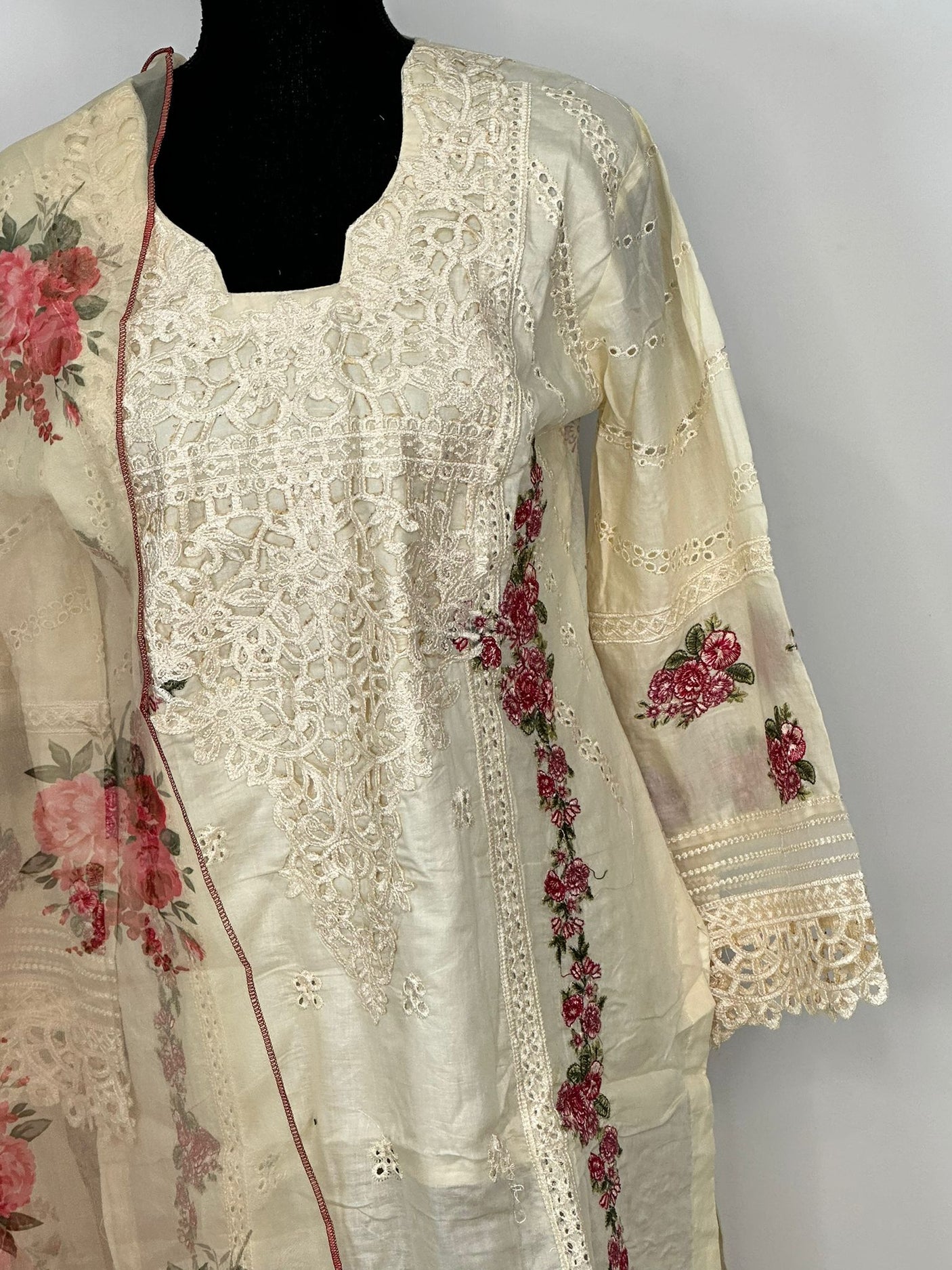 Pakistani Embroidered Luxury  Lawn ready to ship