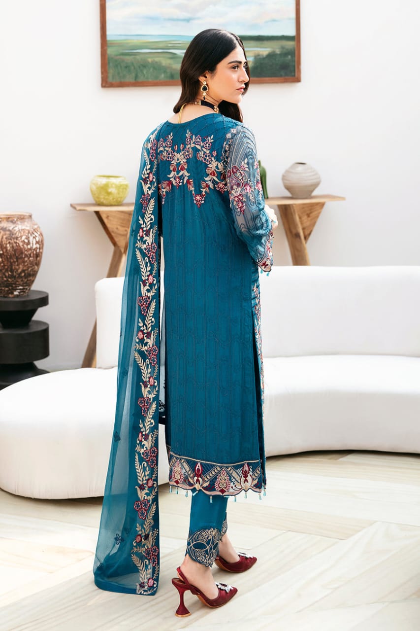 Chevron By Ramsha Chiffon Collection