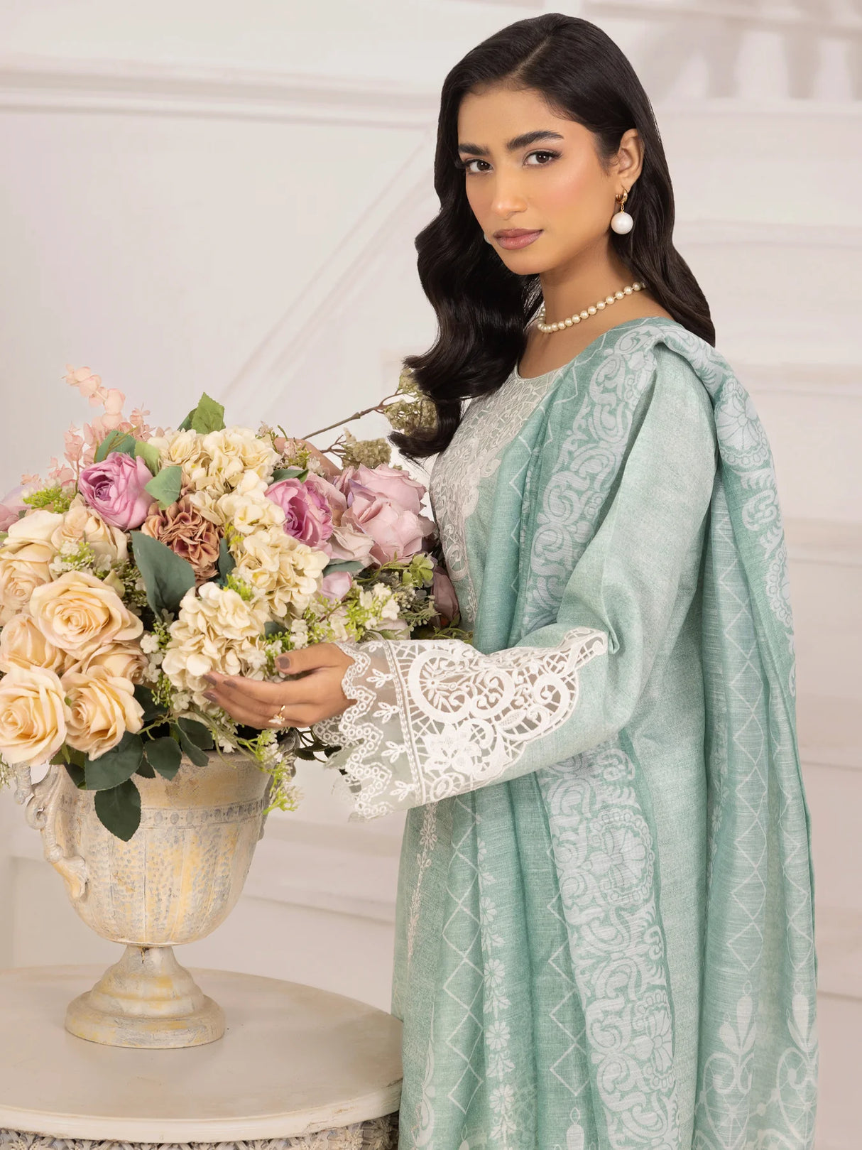 Mohagni Luxury  Embroidered Lawn