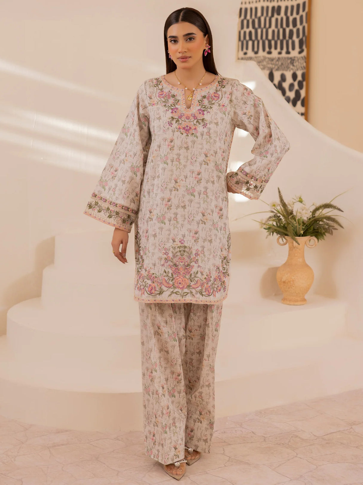 Mohagni Luxury  Embroidered Lawn
