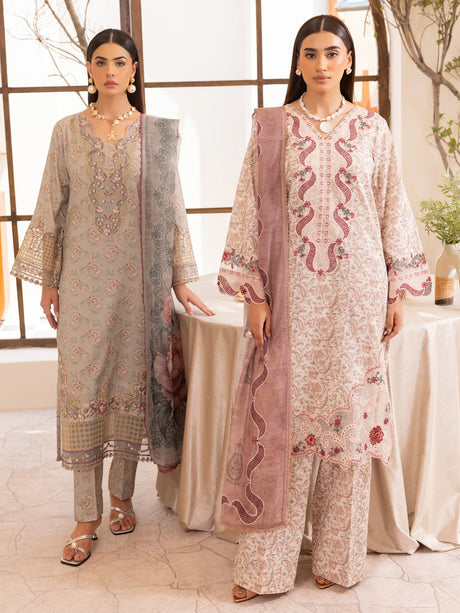 Mohagni Luxury  Embroidered Lawn