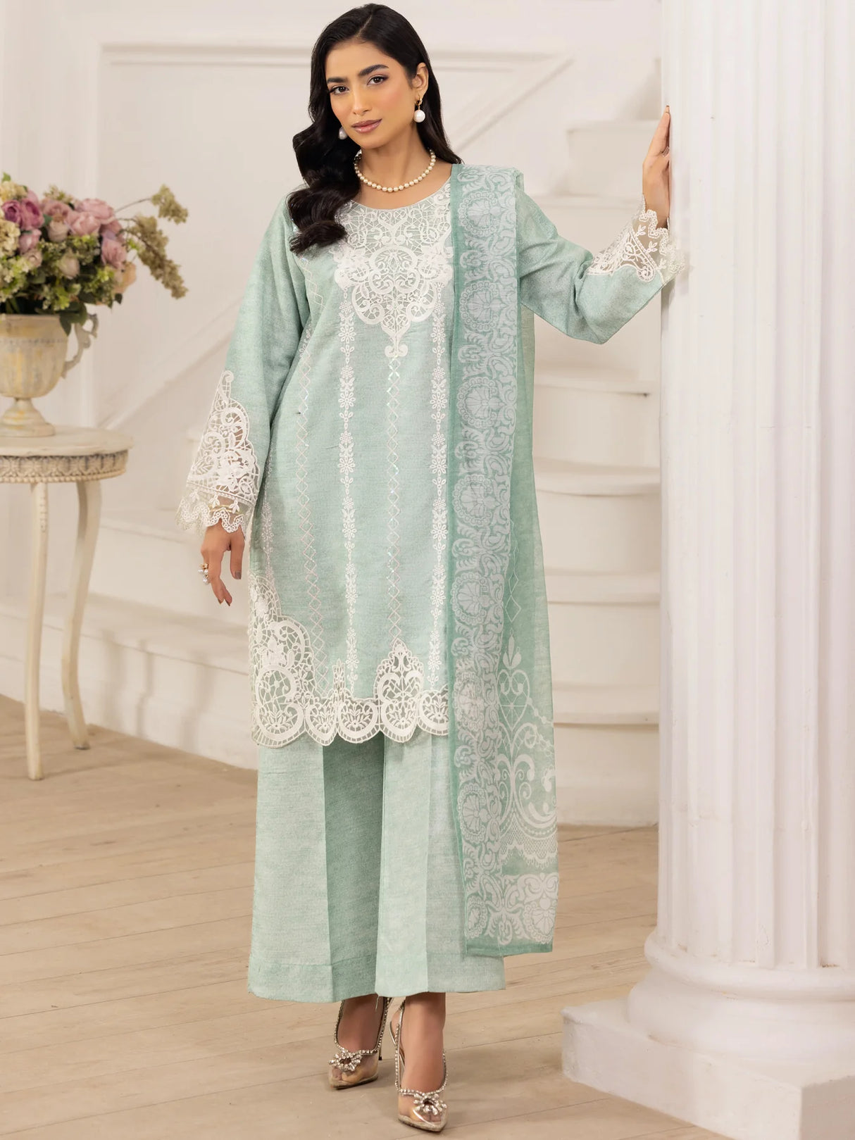 Mohagni Luxury  Embroidered Lawn