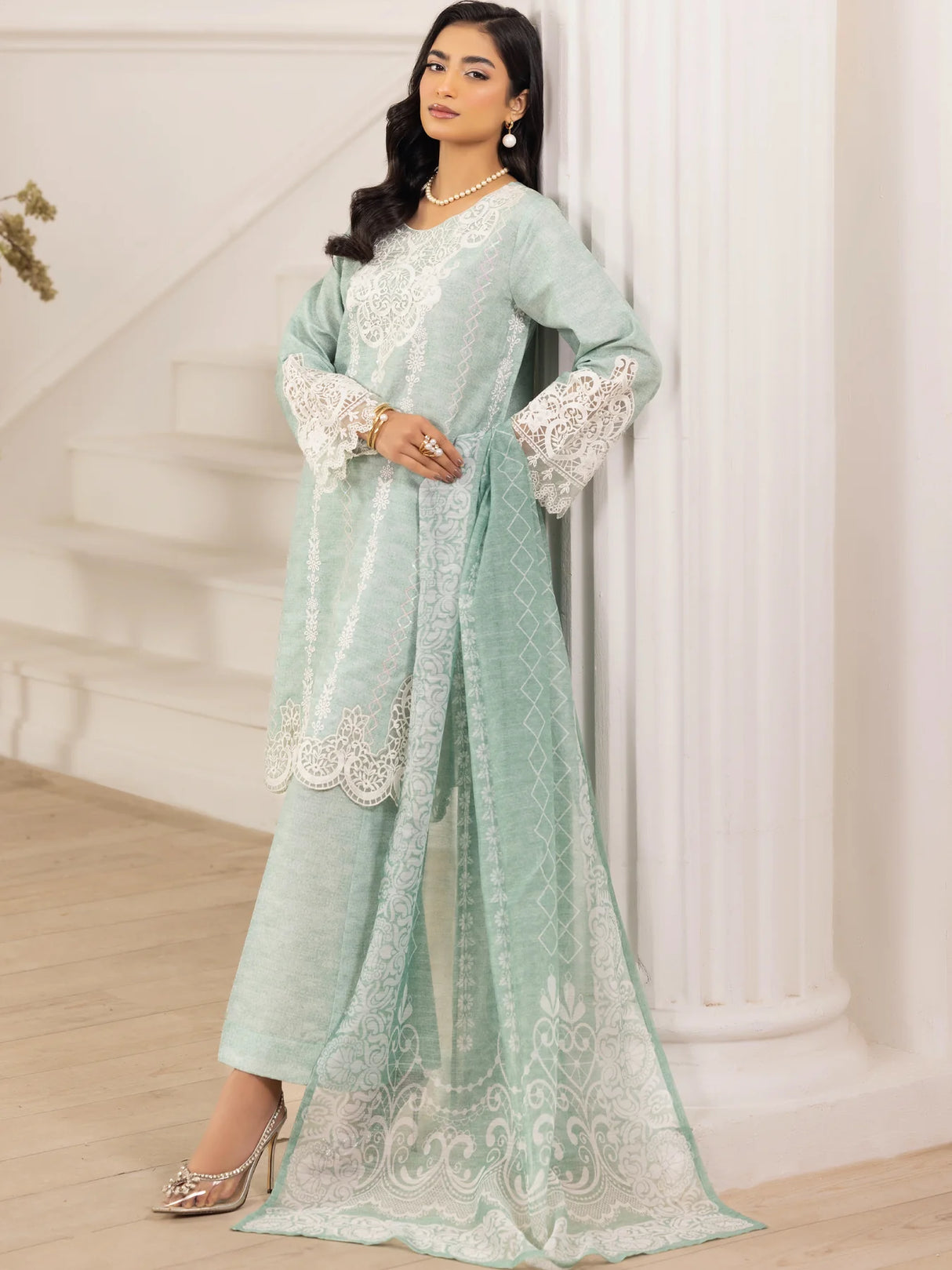 Mohagni Luxury  Embroidered Lawn