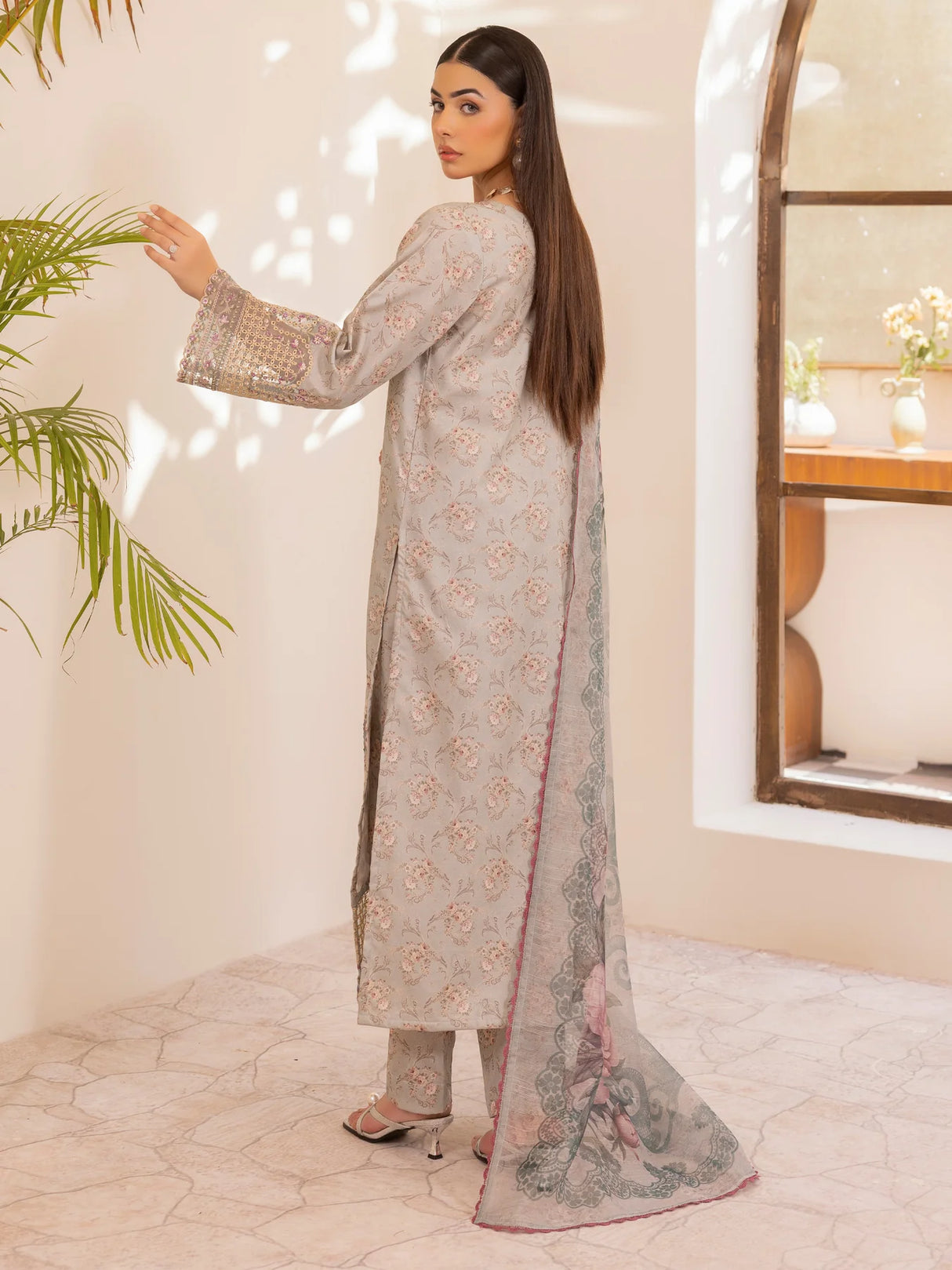 Mohagni Luxury  Embroidered Lawn
