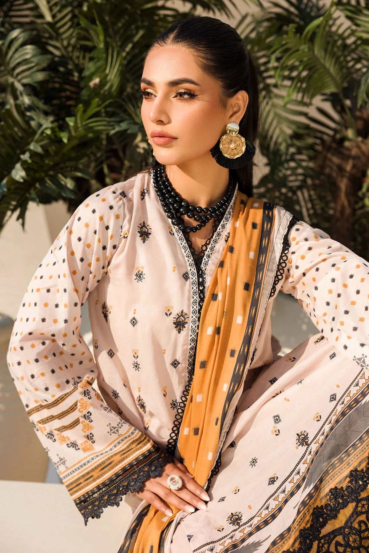 Motifz Embroidered Lawn Suit