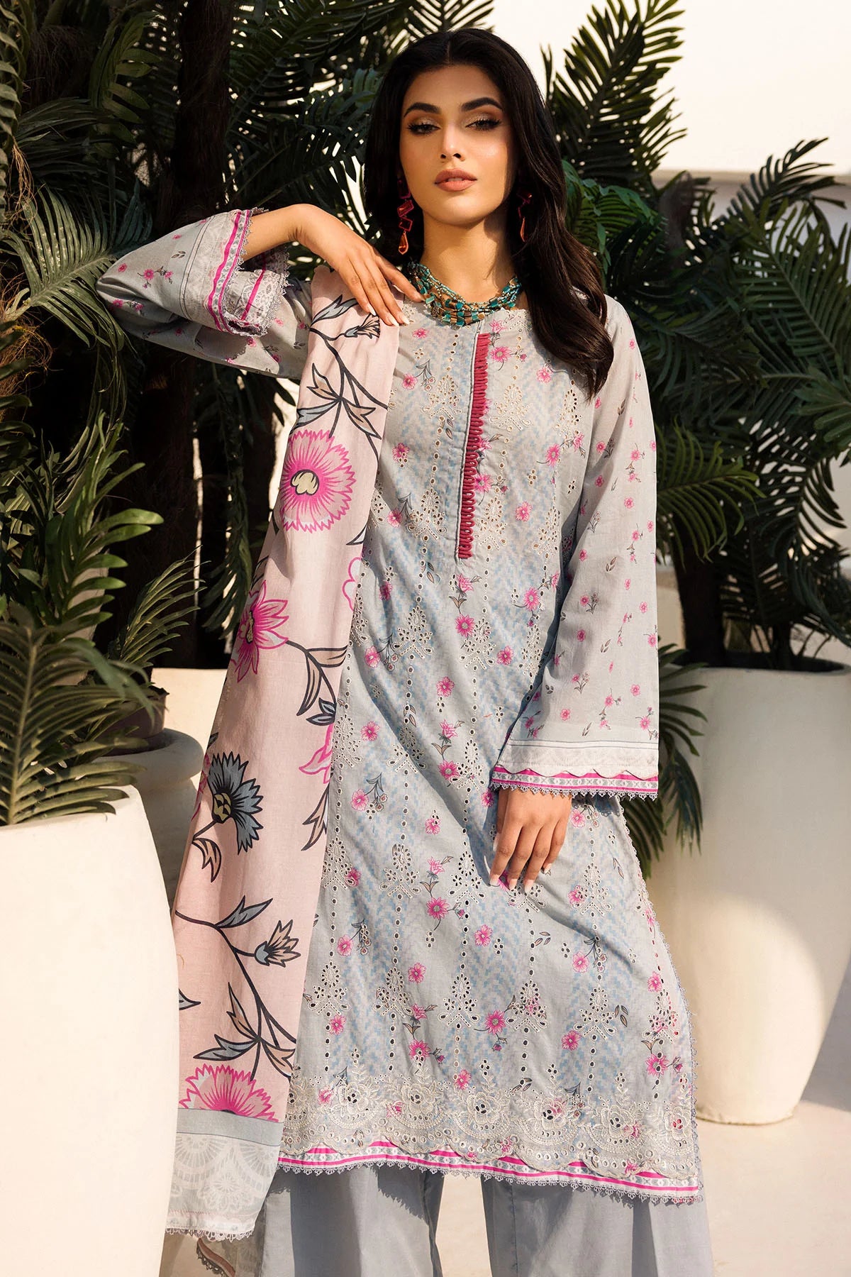 Motifz Embroidered Lawn Suit