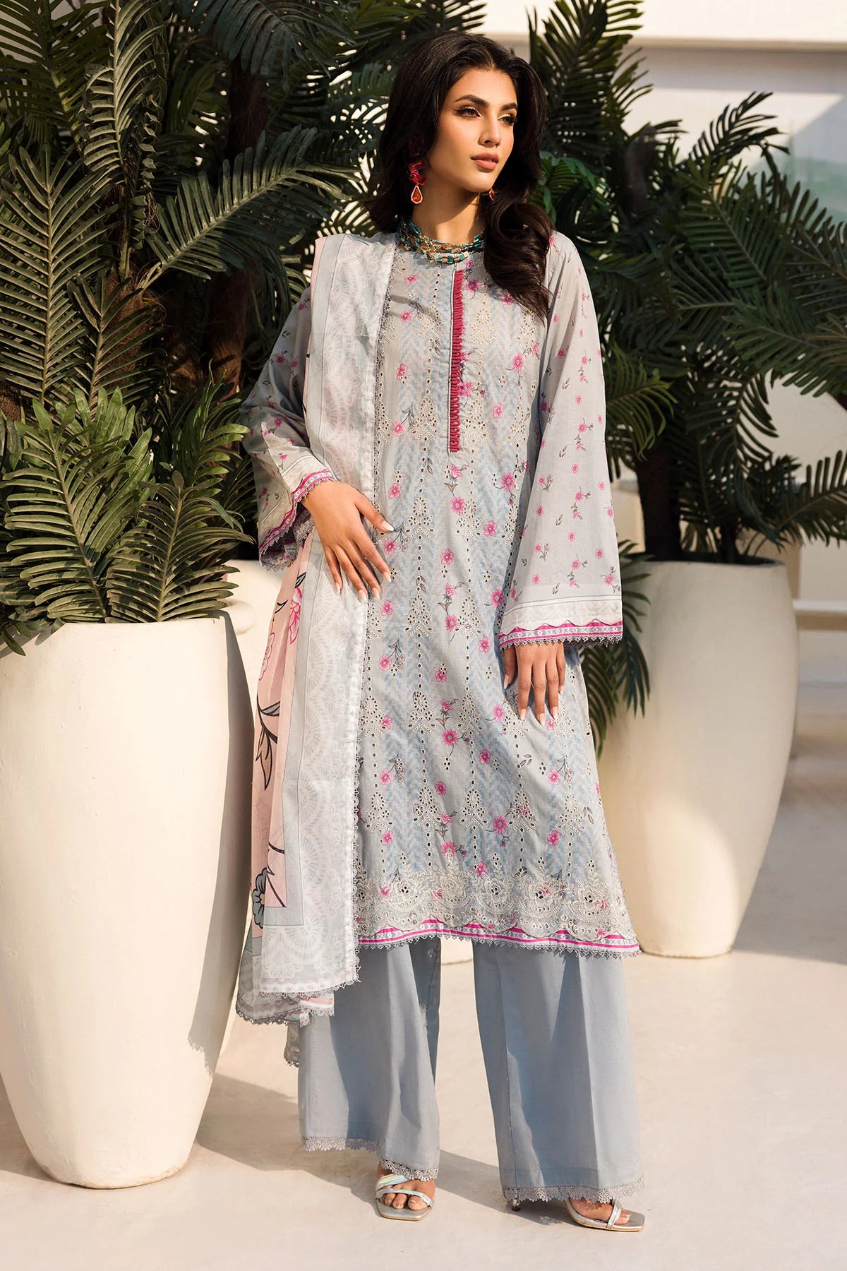 Motifz Embroidered Lawn Suit