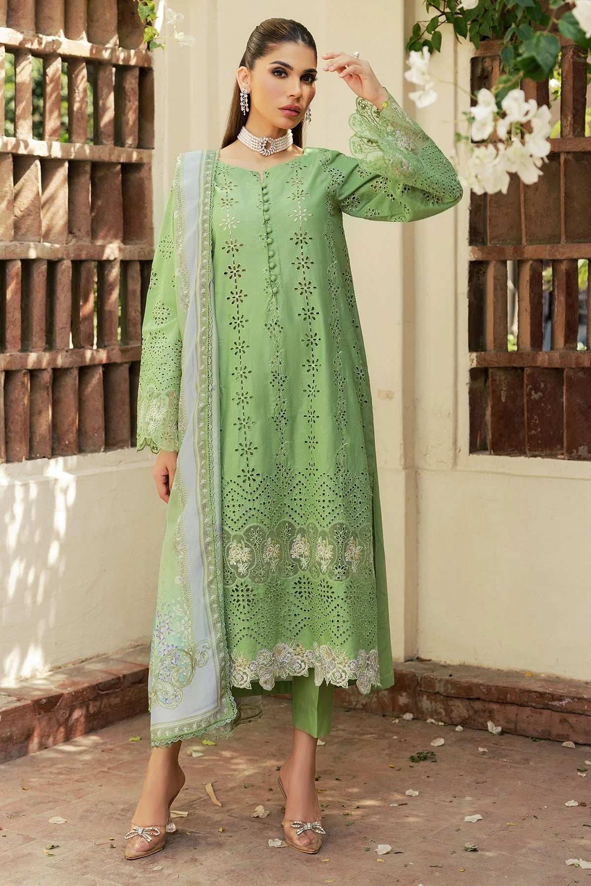 Motifz Embroidered Lawn Suit