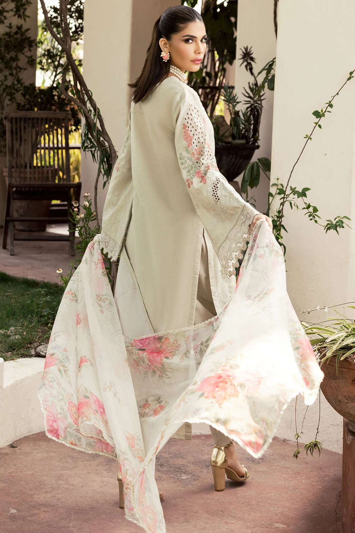 Motifz Embroidered Lawn Suit