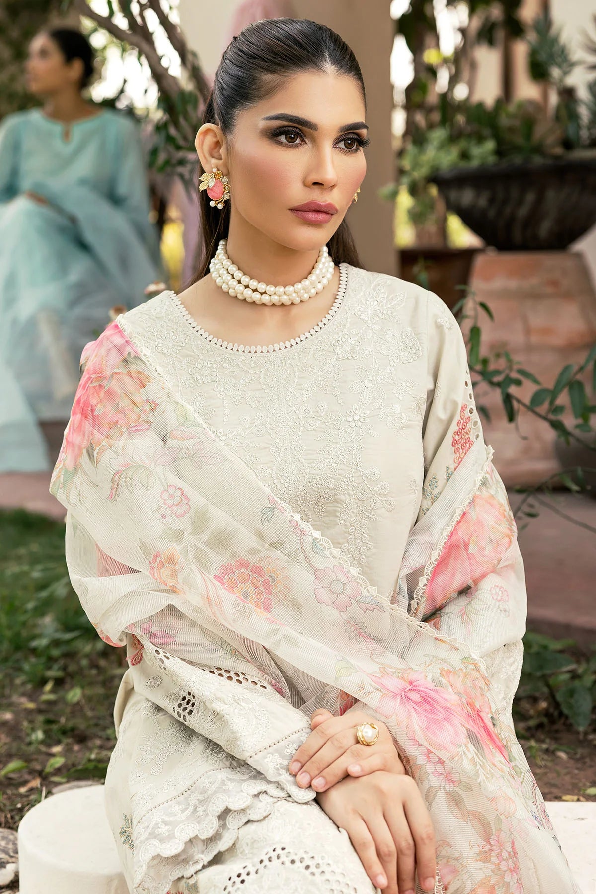 Motifz Embroidered Lawn Suit