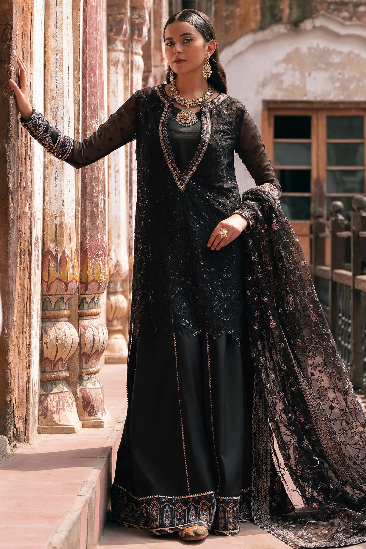 MOTIFZ EMBROIDERED CRINKLE CHIFFON COLLECTION