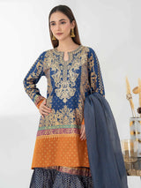 LimeLight 3 Piece Cambric Suit-Embroidered
