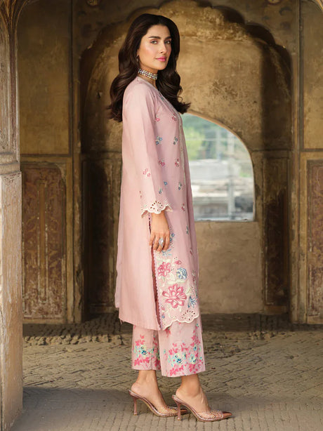 LimeLight 3 Piece Cambric Suit-Embroidered