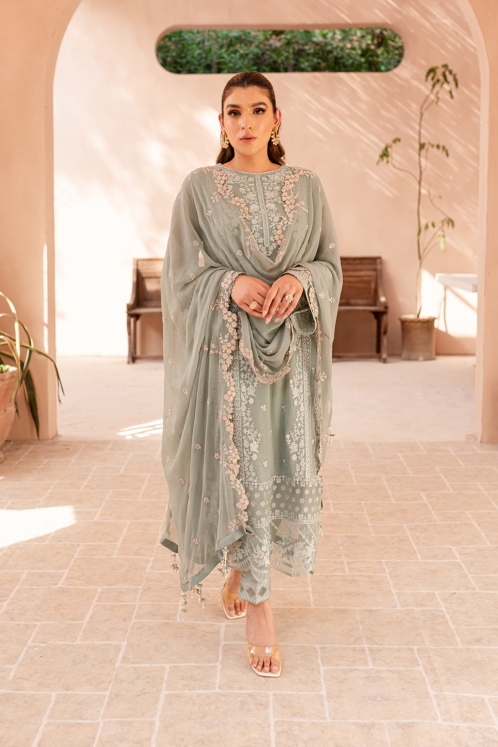 Azure Luxury Embroidered Collection