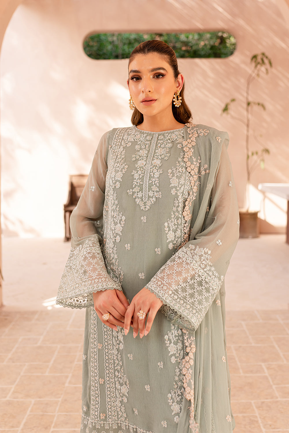 Azure Luxury Embroidered Collection