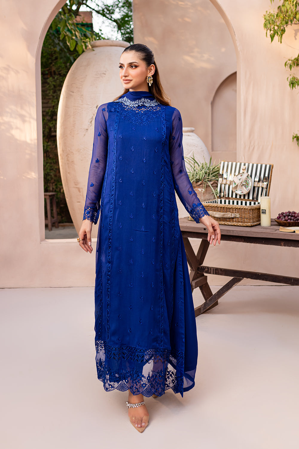 Azure Luxury Embroidered Collection