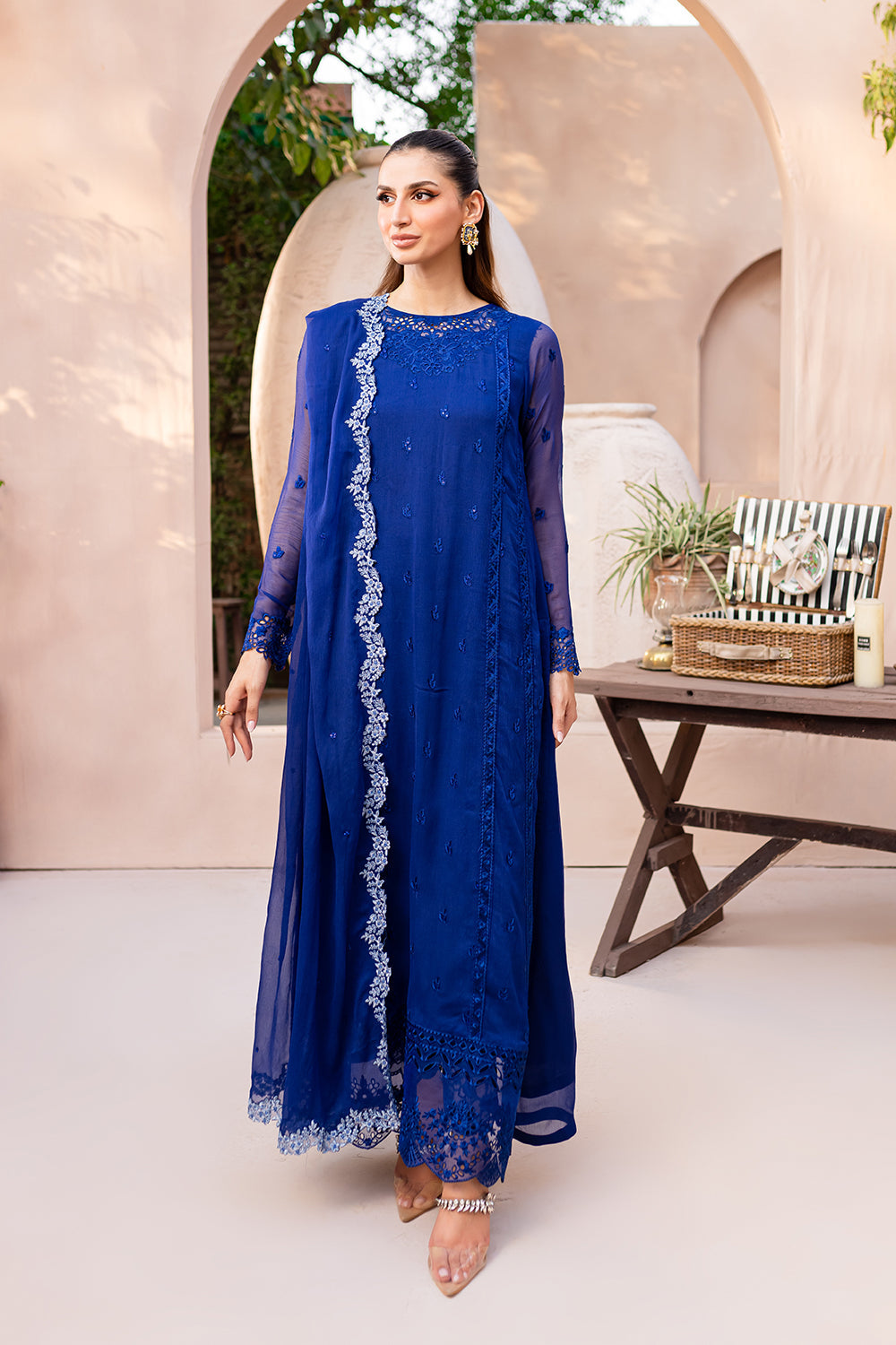 Azure Luxury Embroidered Collection