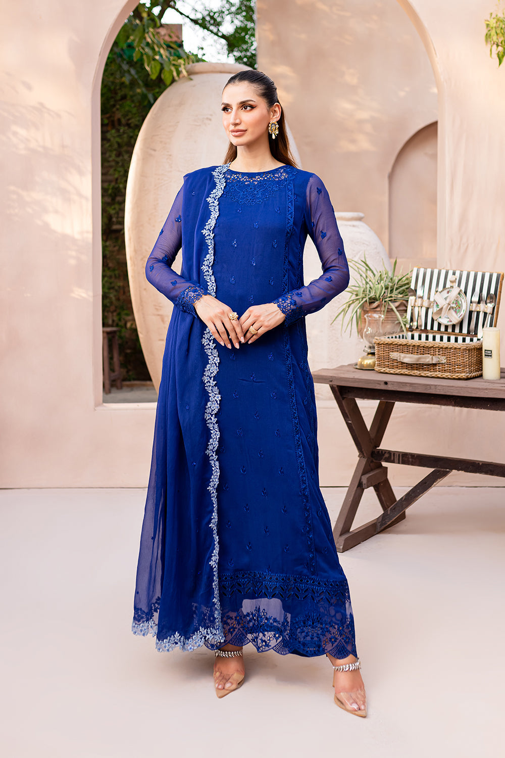 Azure Luxury Embroidered Collection