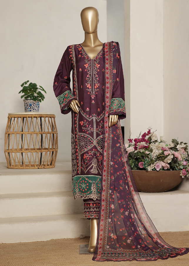 BIN SAEED LUXURY EMBROIDERED LAWN