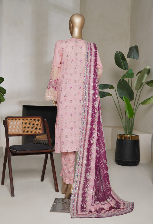 BIN SAEED EMBROIDERED LUXURY LAWN