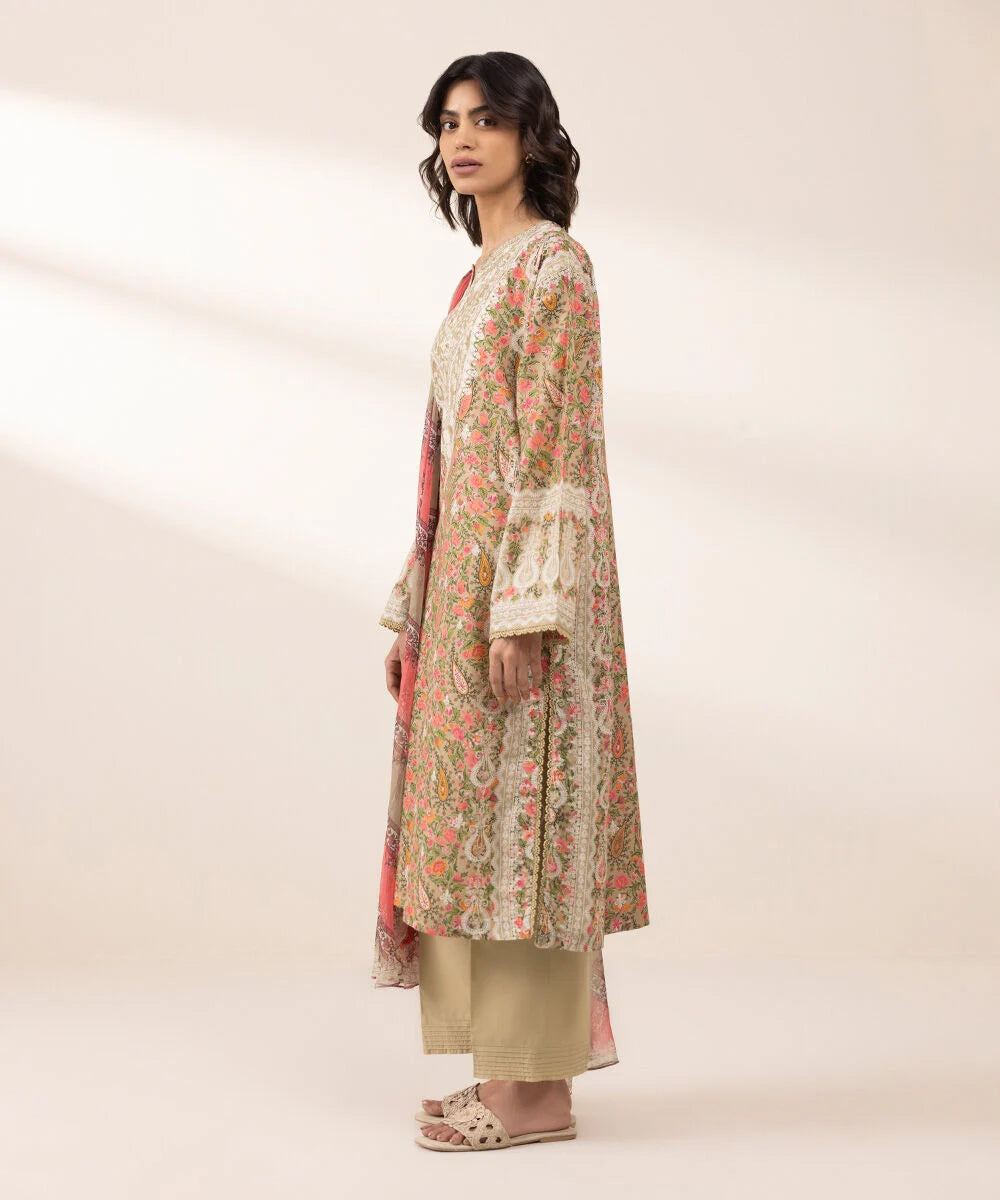Sapphire Printed Lawn Suit