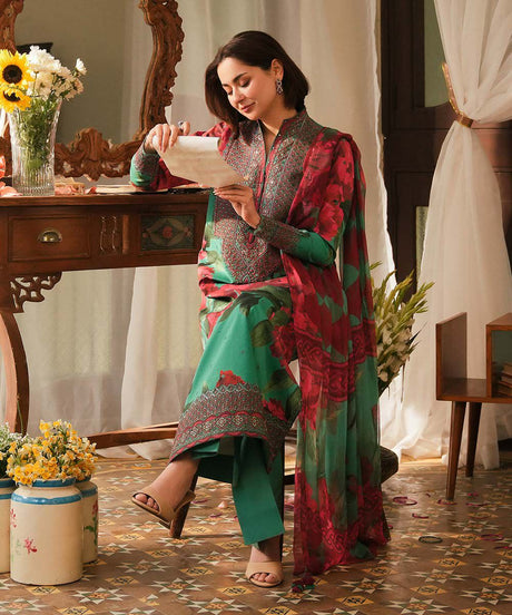 Sapphire Embroidered Lawn