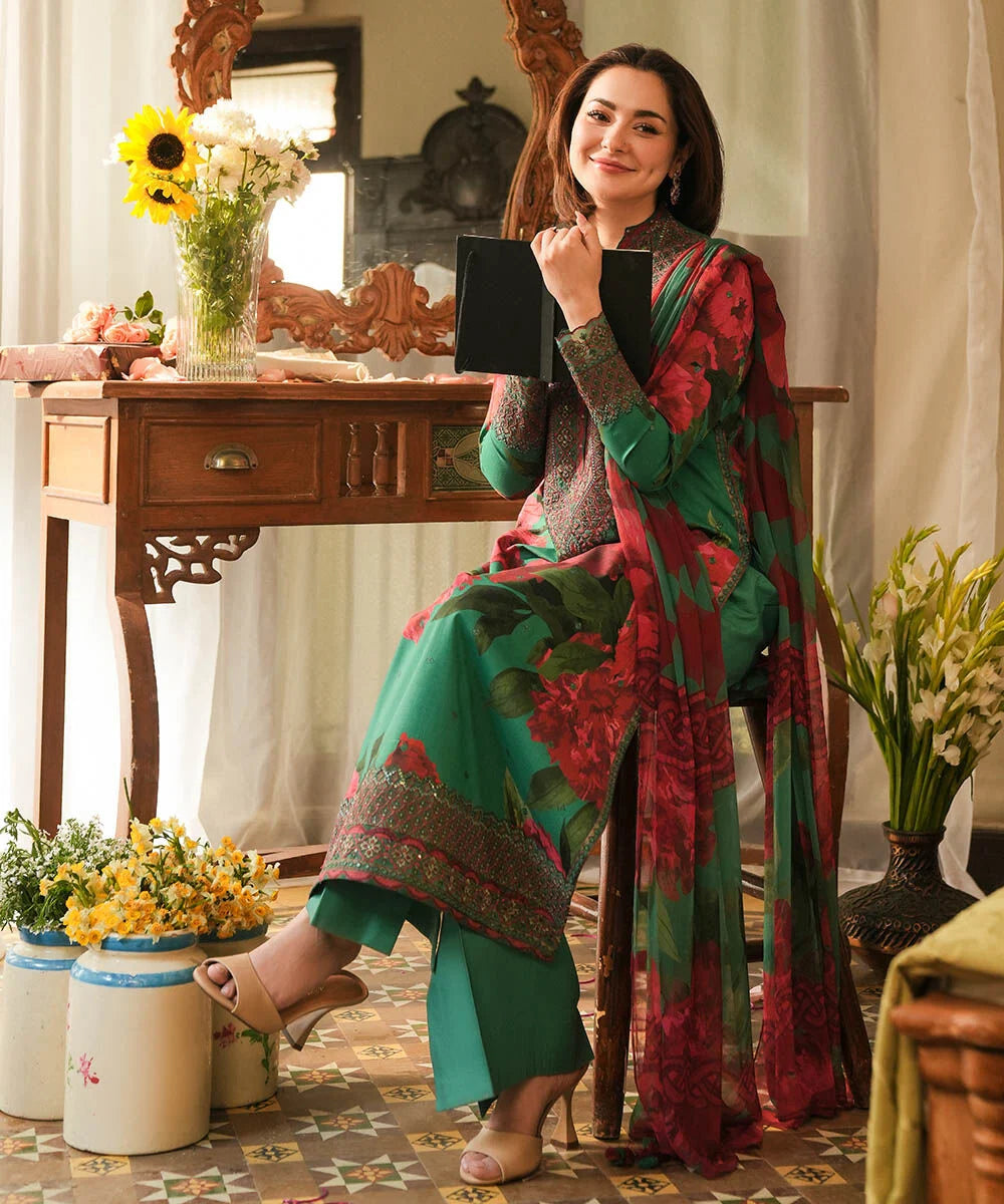 Sapphire Embroidered Lawn