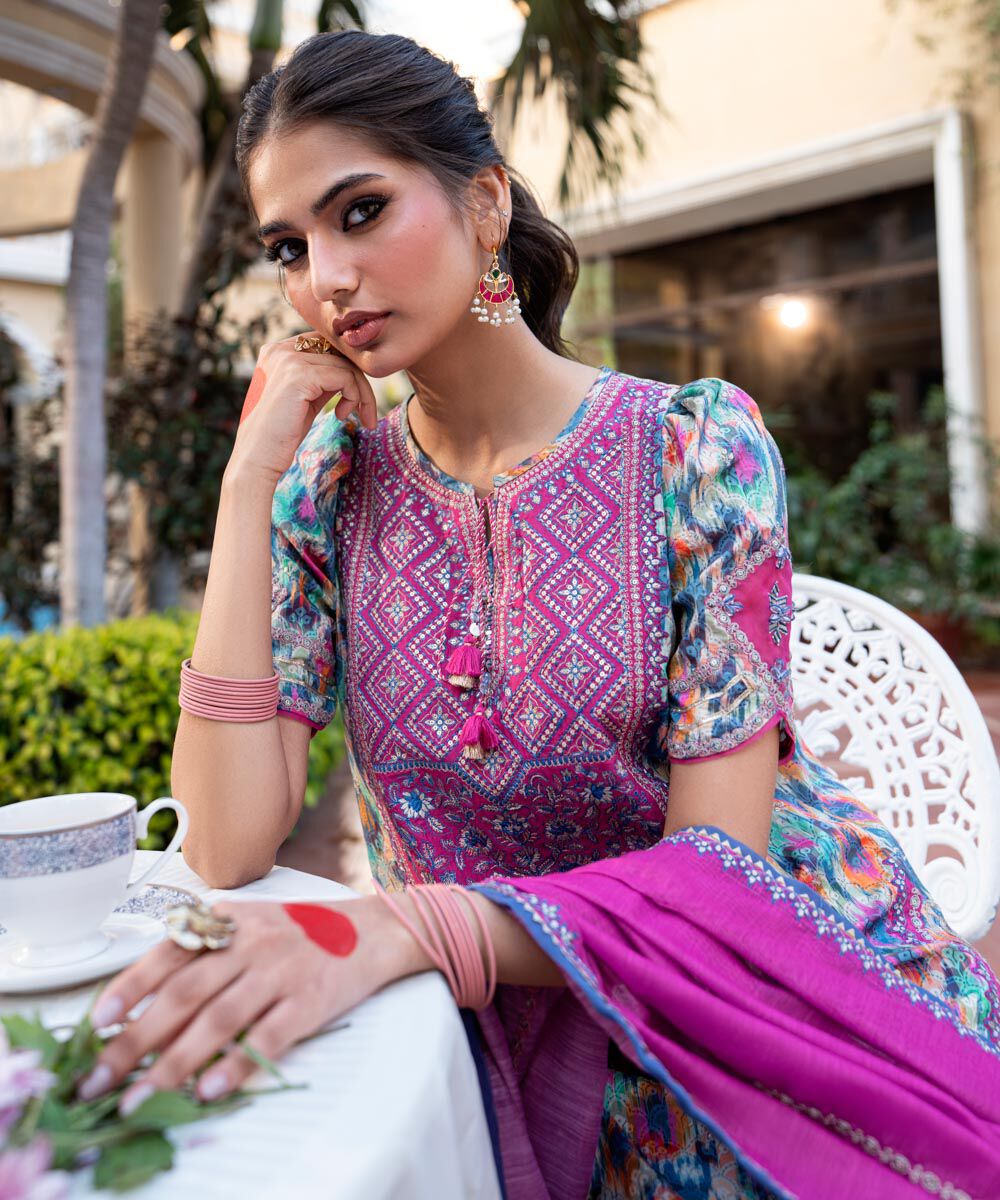 Sapphire Embroidered Lawn