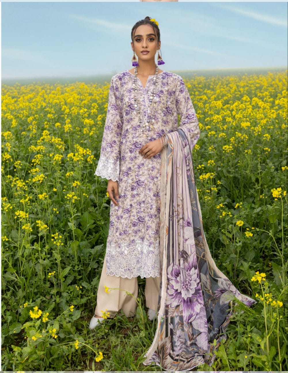 Adan's Libas Sarson Embroidered Lawn Collection