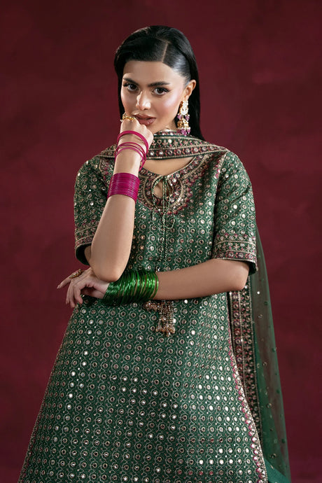 3-PC Embroidered Raw-Silk Suit by Charizma