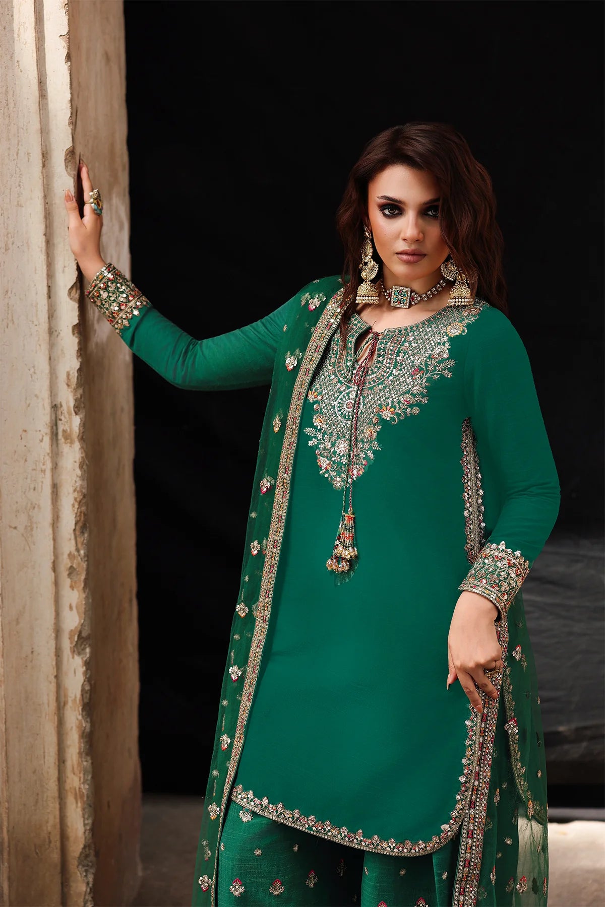 Charizma Luxury Embroidered Suit