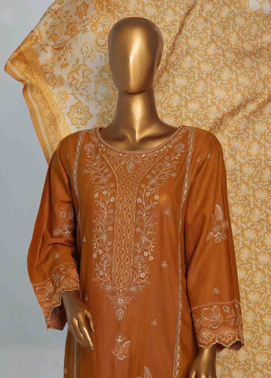 BIN SAEED EXCLUSIVE SLUB EMBROIDERED  KHADDAR  COLLECTION