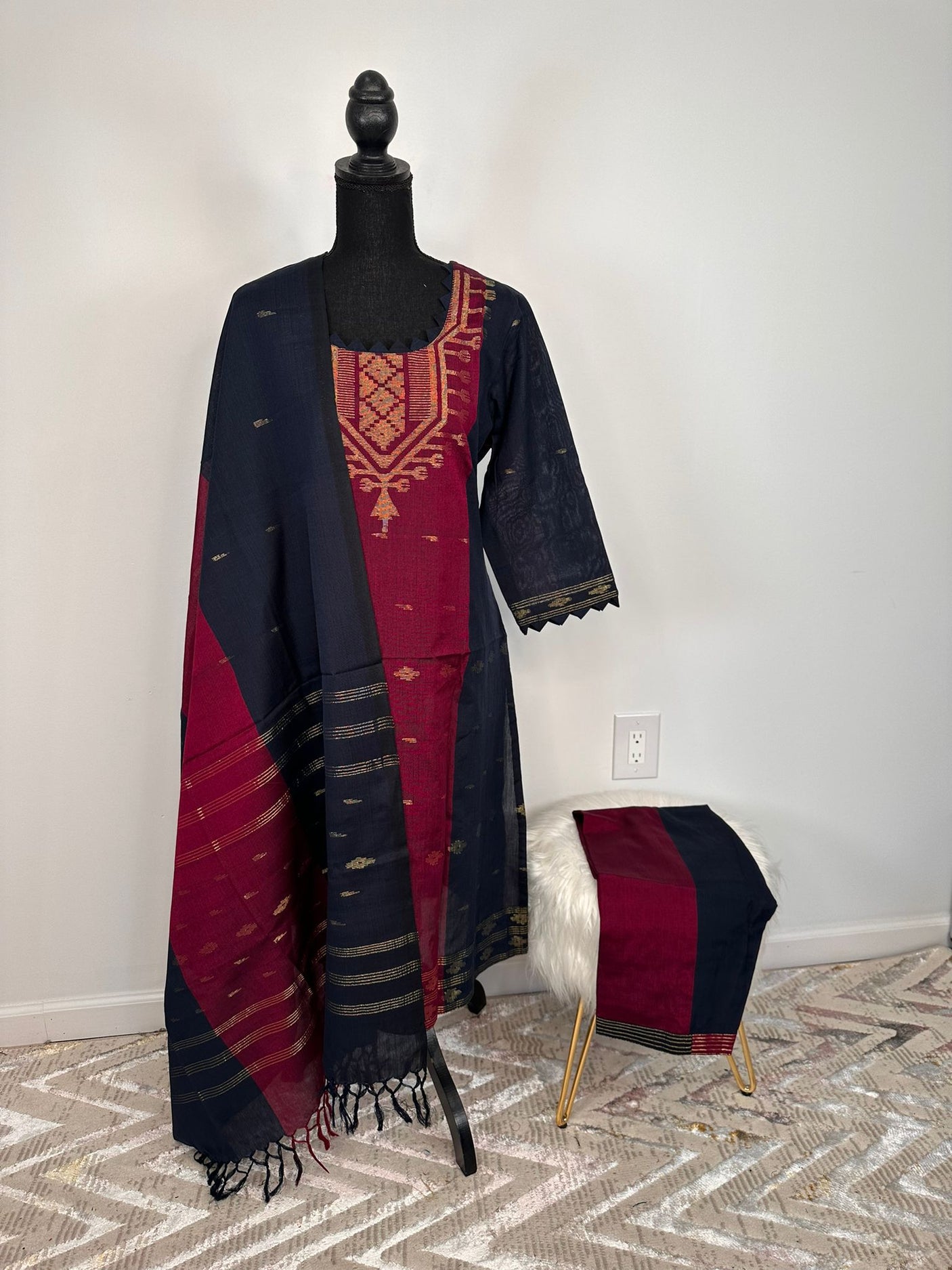 Pure Handloom Dhakai Jamdani