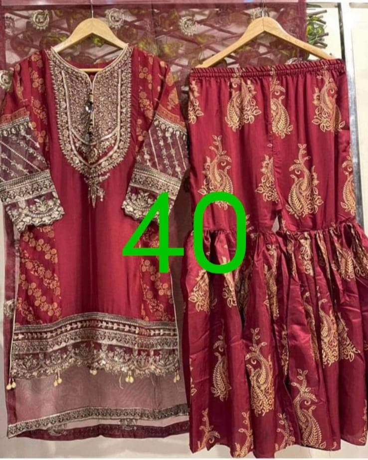 Pakistani Embroidered Party wear Ready To Ship
