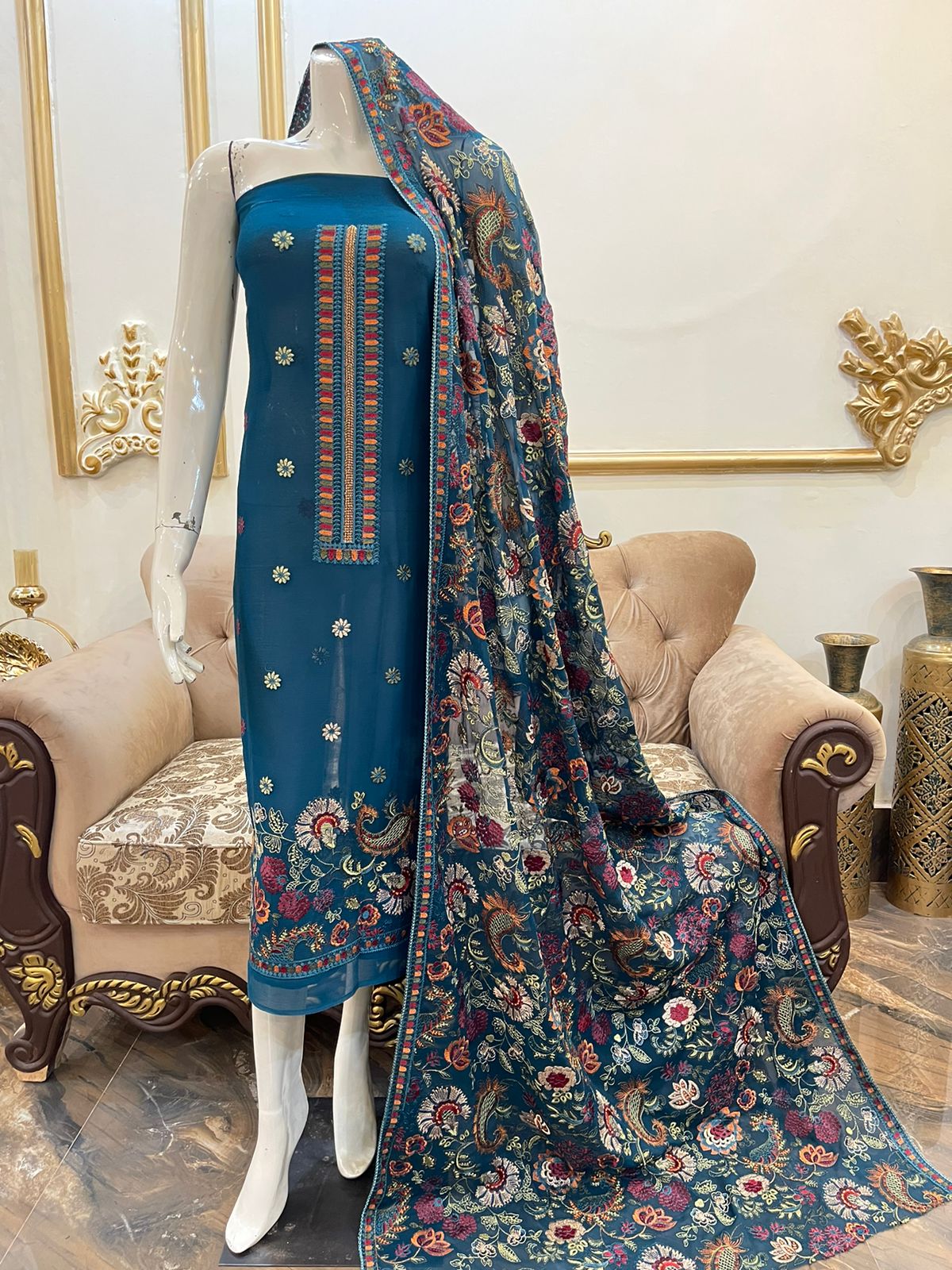 Pakistani Embroidered Party wear Ready To Ship