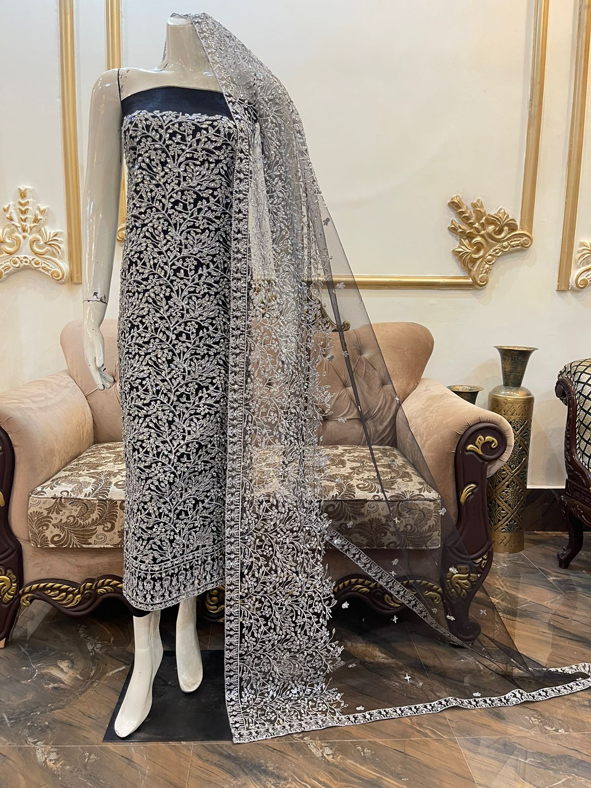 Pakistani Embroidered Party wear Ready To Ship