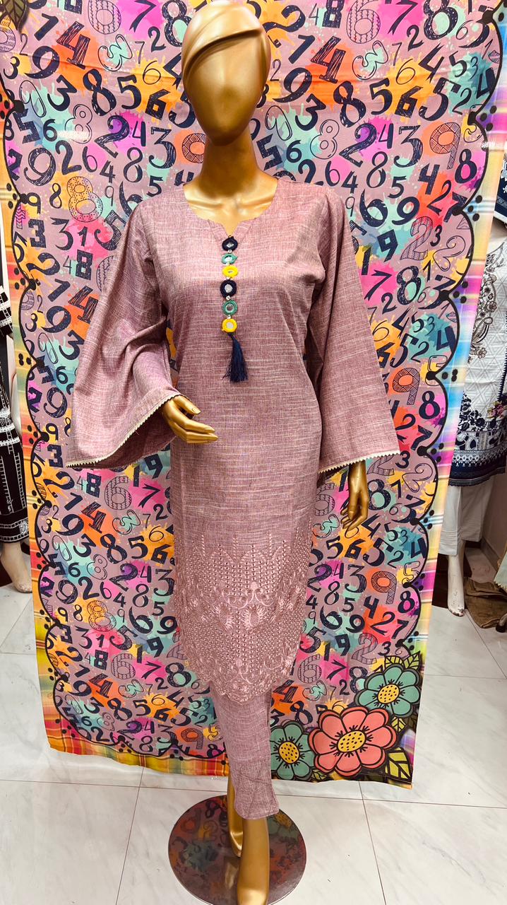 Luxury Embroidered lawn Ready To Ship